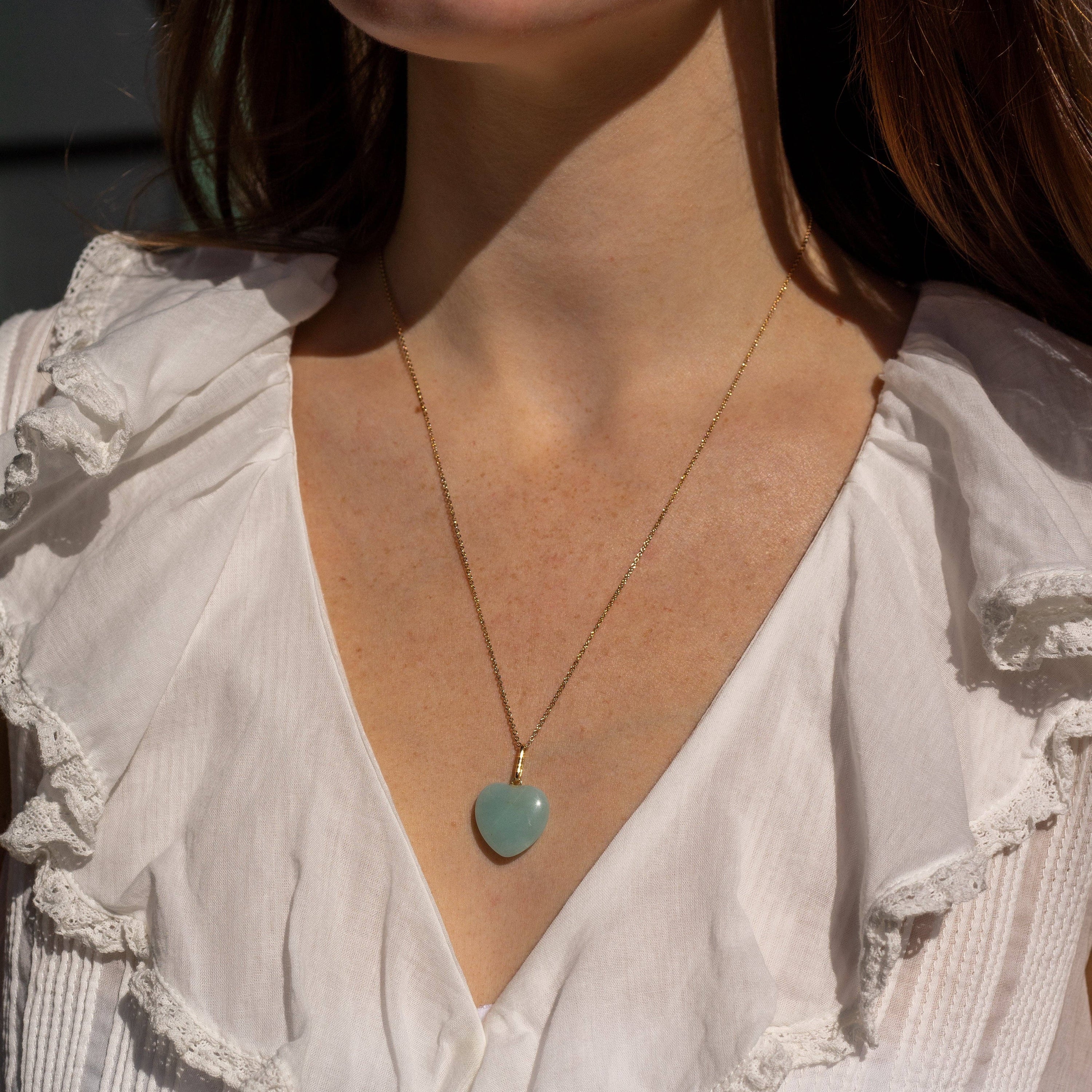 Gemma Amazonite Charm
