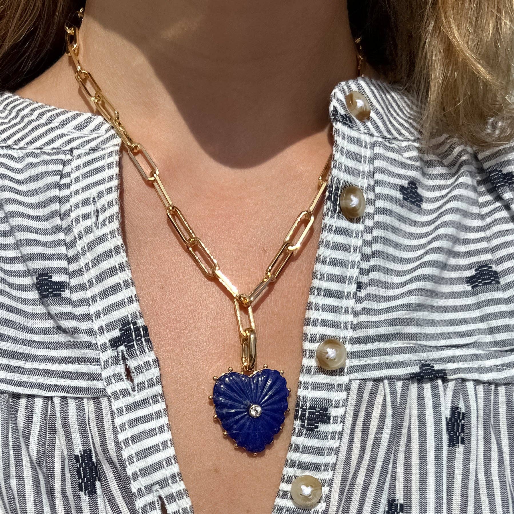 Malene Lapis Clip Charm