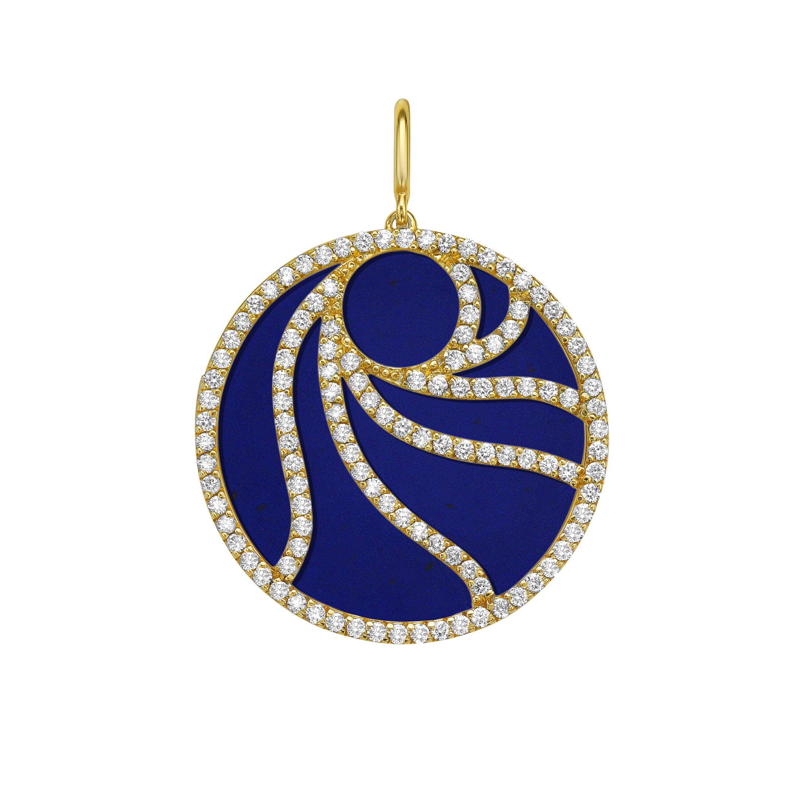 Seasons Sun Ray Interchangeable Gemstone Charm with Diamond