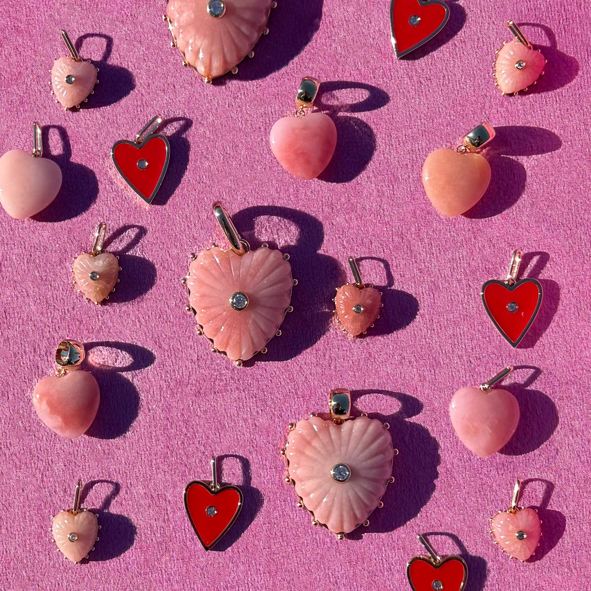 Gemma Pink Opal Bail Charm
