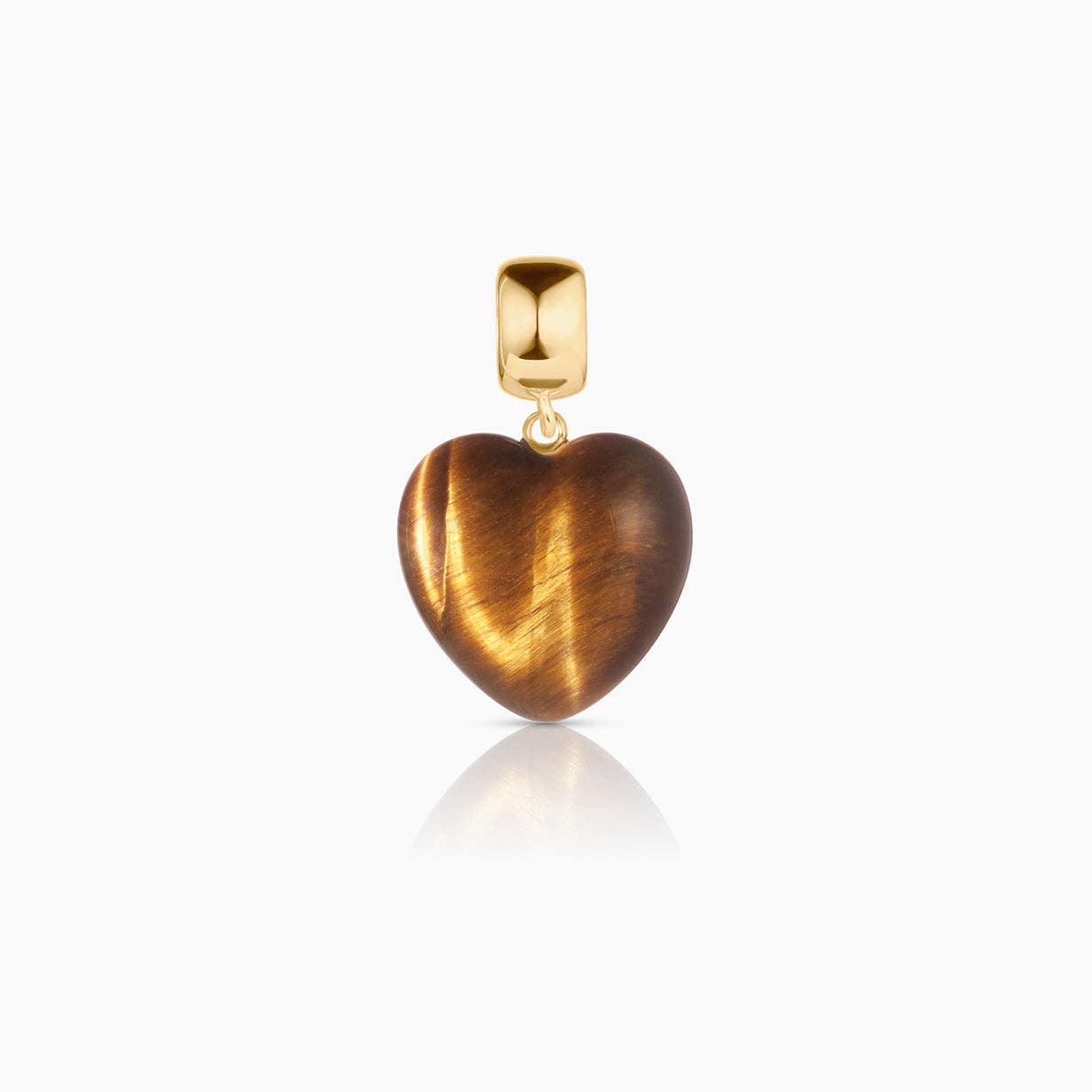 Gemma Tigers Eye Bail Charm