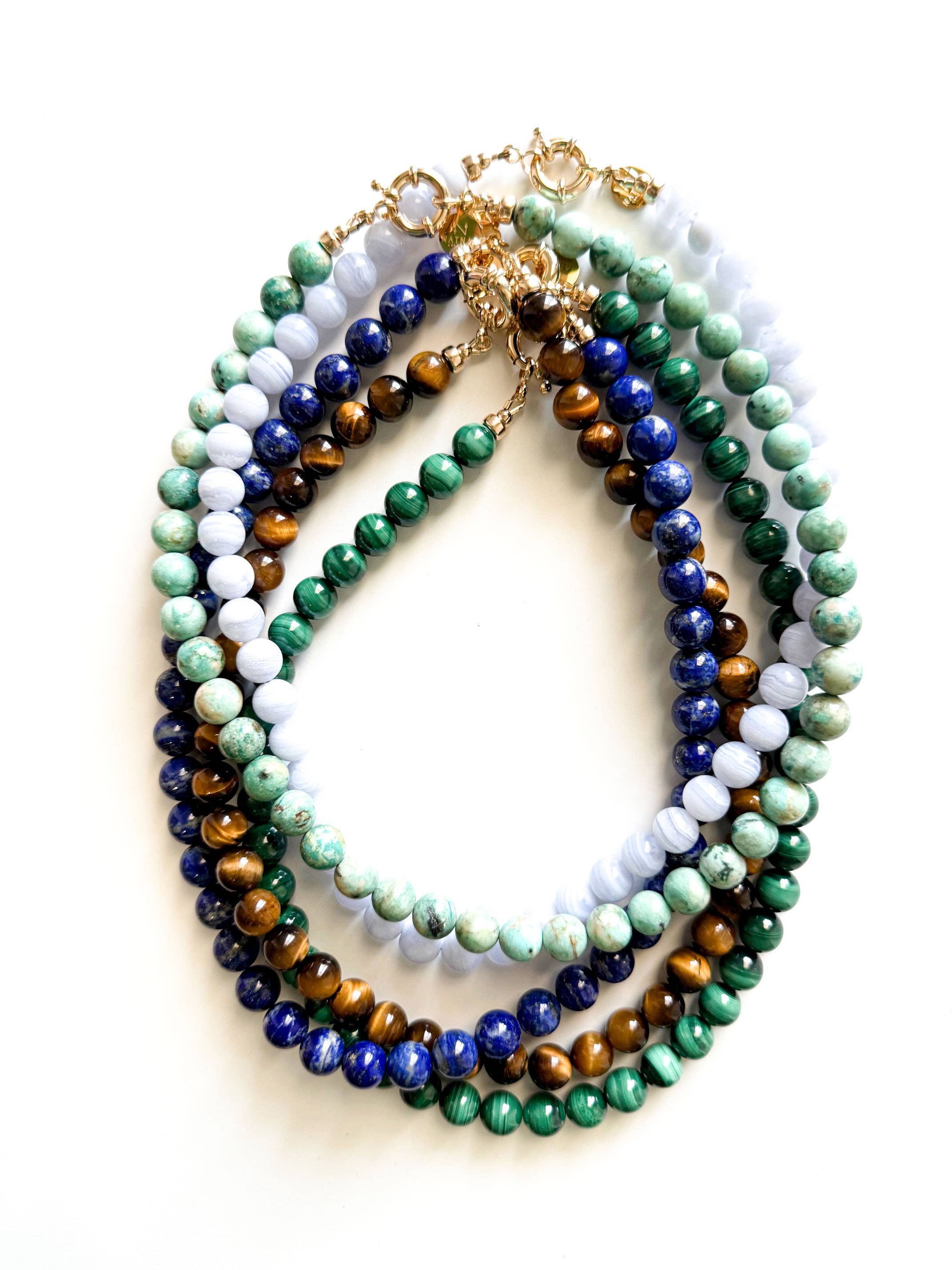 Blue Lace Agate Necklace 
