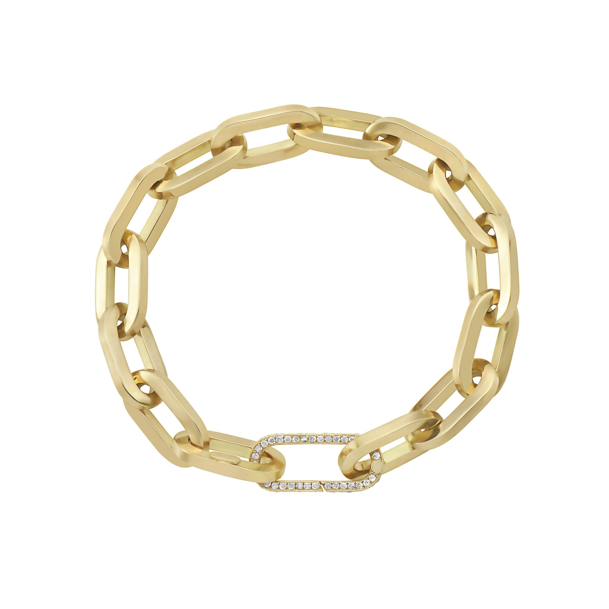Joy Jumbo Link Bracelet with Diamond Enhancer