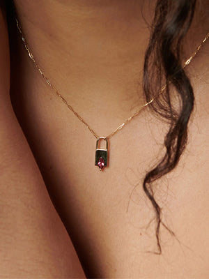 Luchetta Gem Charm Necklace