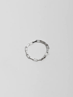 Petite Industrial Box Link Chain Ring