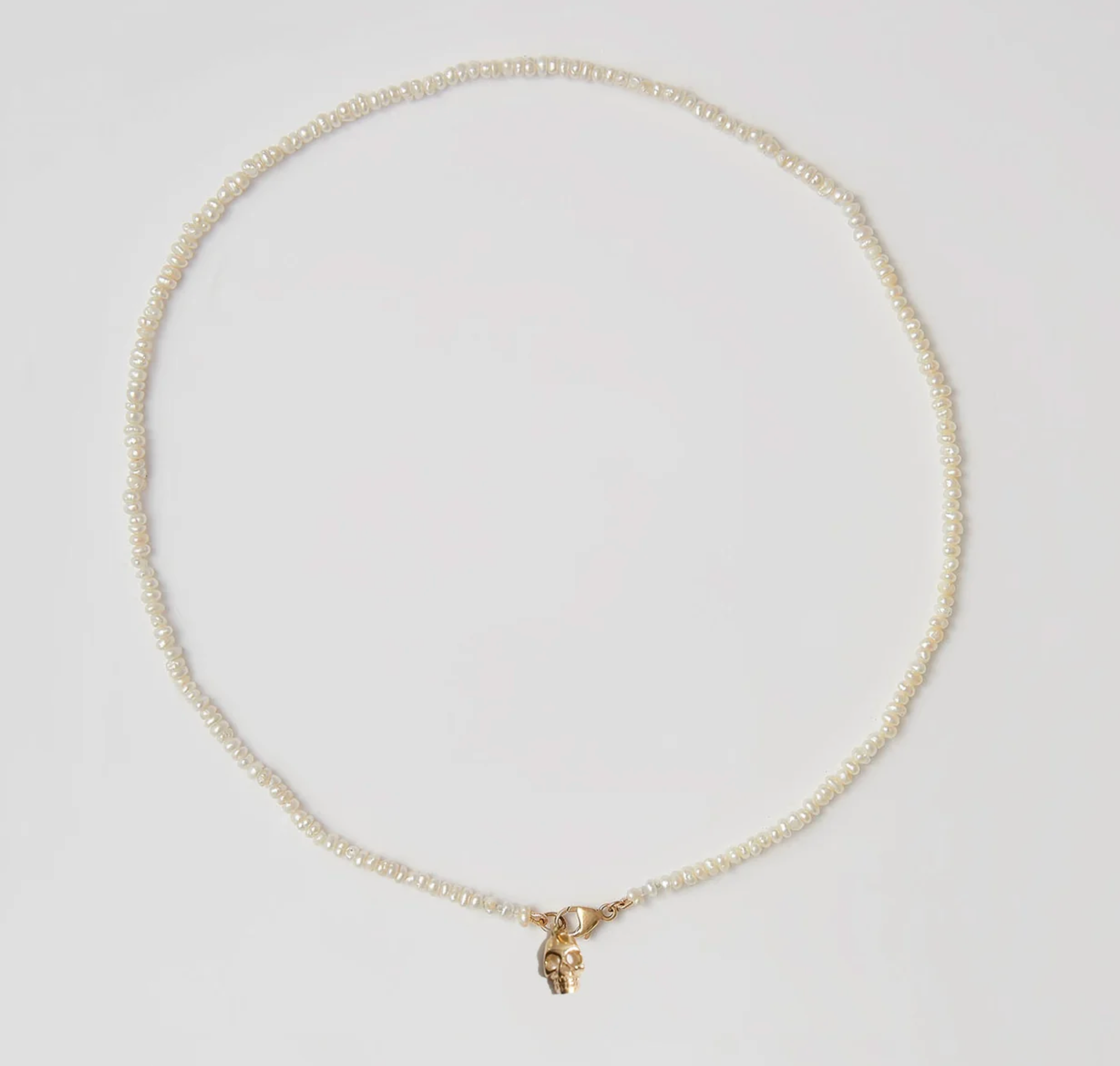Skull Pearl Choker