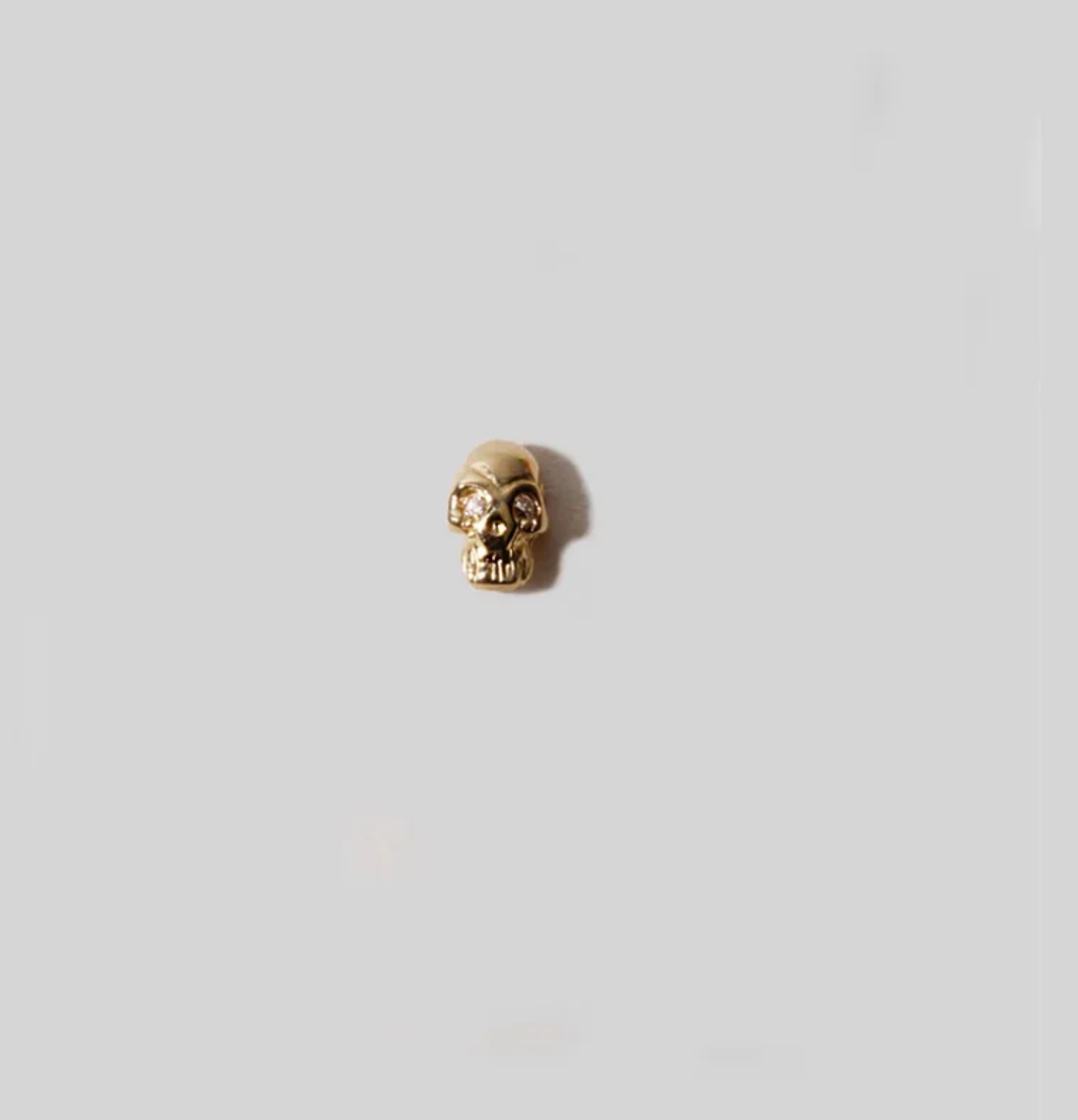 Mini Diamond Skull Stud