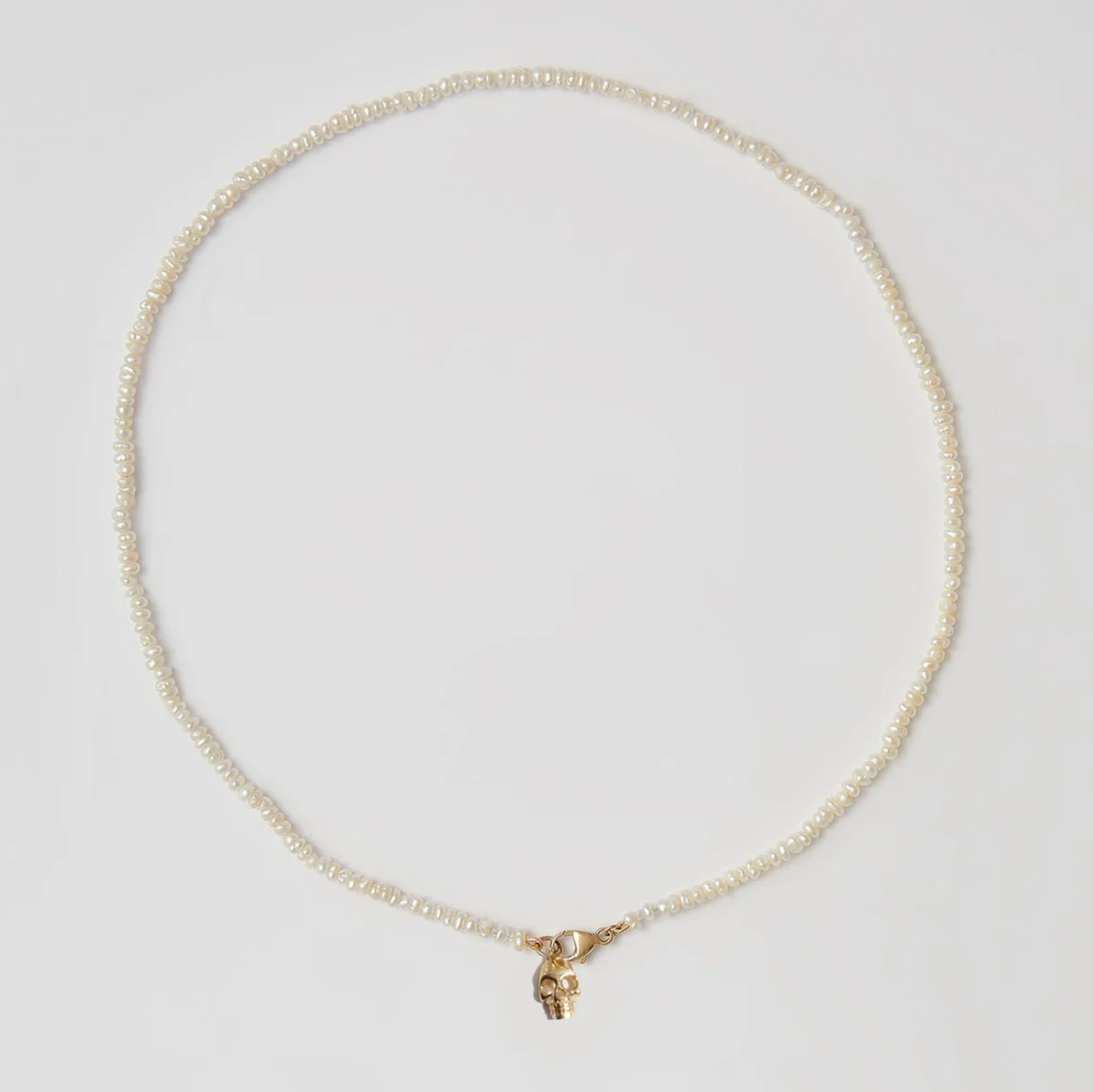 Skull Pearl Choker
