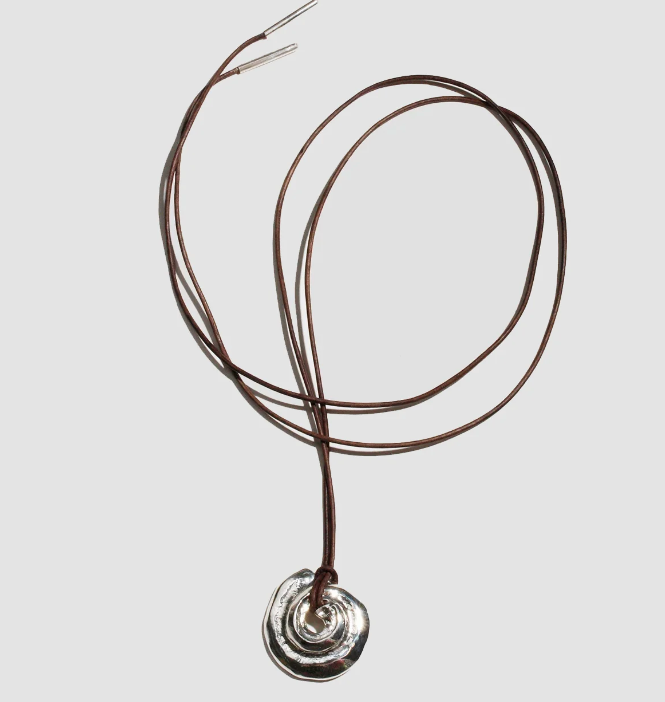 Tumbled Shell on Cord