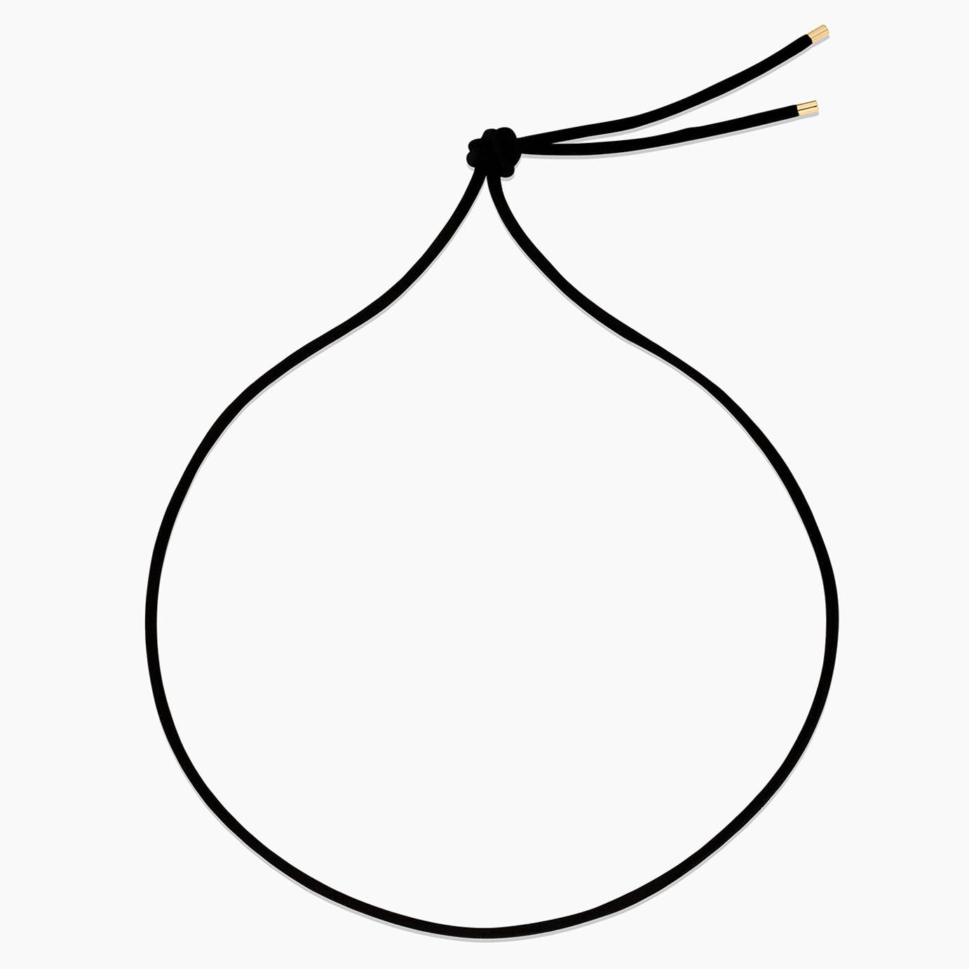 Rya Noir Leather Cord Necklace