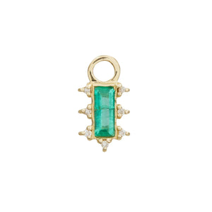 Mosaic Charm with Emerald