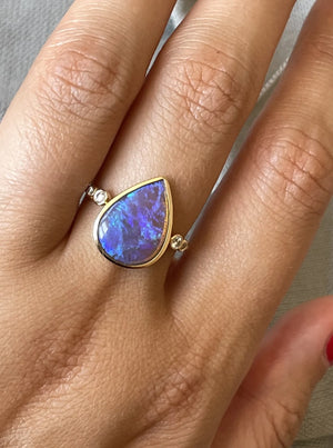 Teardrop Cloud Ring