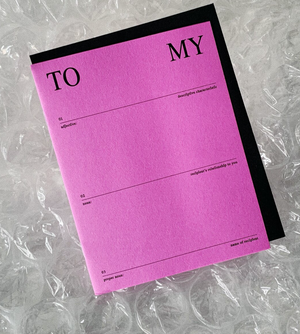 Mad Libs Booklet