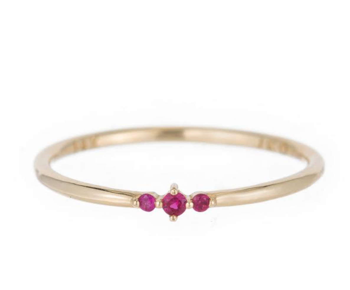 Ruby Tres Ring