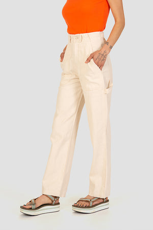 Hemp Canvas Painter Pant in Cereal