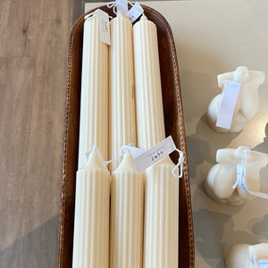 Ridged Pillar Candle